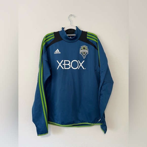 Adidas Seattle Sounders Soccer Jersey ClimaCool Pullover - Picture 1 of 13